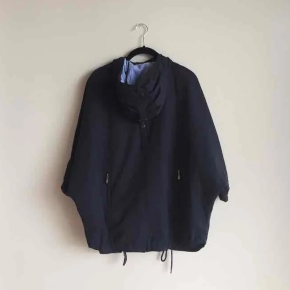 X sold X Zara navy cape parka - Picture 4 of 5